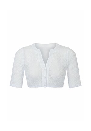 Waldorff, DIRNDLBLUSE ALESSA MIT V-AUSSCHNITT - Bluse - weiß