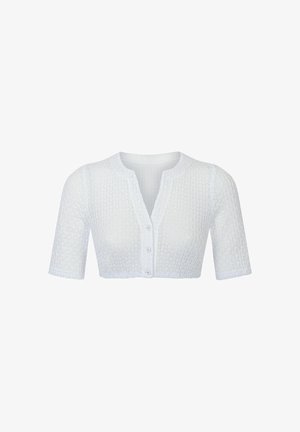 Waldorff, DIRNDLBLUSE ALESSA MIT V-AUSSCHNITT - Bluse - weiß