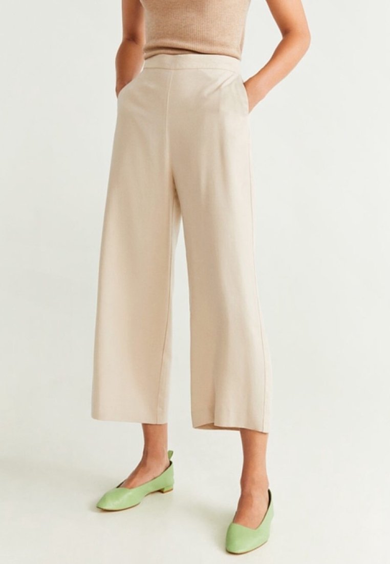 Mango Pantalon classique - beige