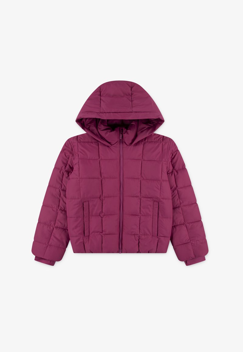Abercrombie & Fitch MIDWEIGHT PUFFER JACKET UNISEX - Vinterjakke - magenta haze