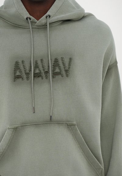 AVAVAV CUT HOODIE UNISEX - Sweatshirt - green