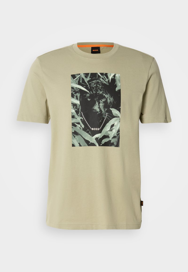 Boss T-shirt print groen Boss T-shirt print groen
