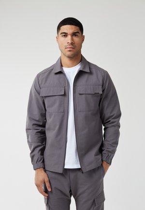 CLOSURE London SMART UTILITY OVERSHIRT - Giacca leggera - charcoal