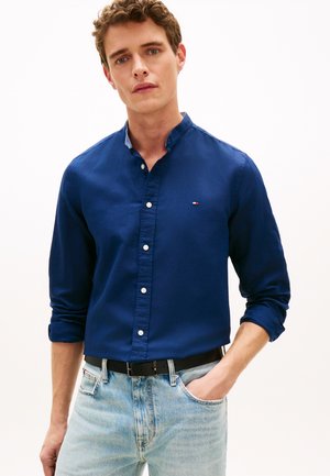 STAND COLLAR SHIRT - Hemd - carbon navy