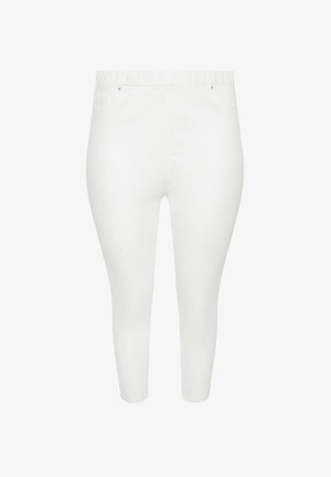 Yours Clothing, GOOD CURVE STRETCH CROPPED - Jeggings - white