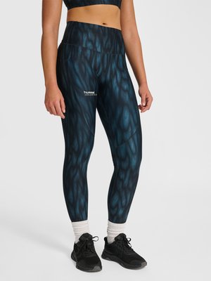Hummel HIIT AOP INTENSITY HW  - Leggings - stargazer
