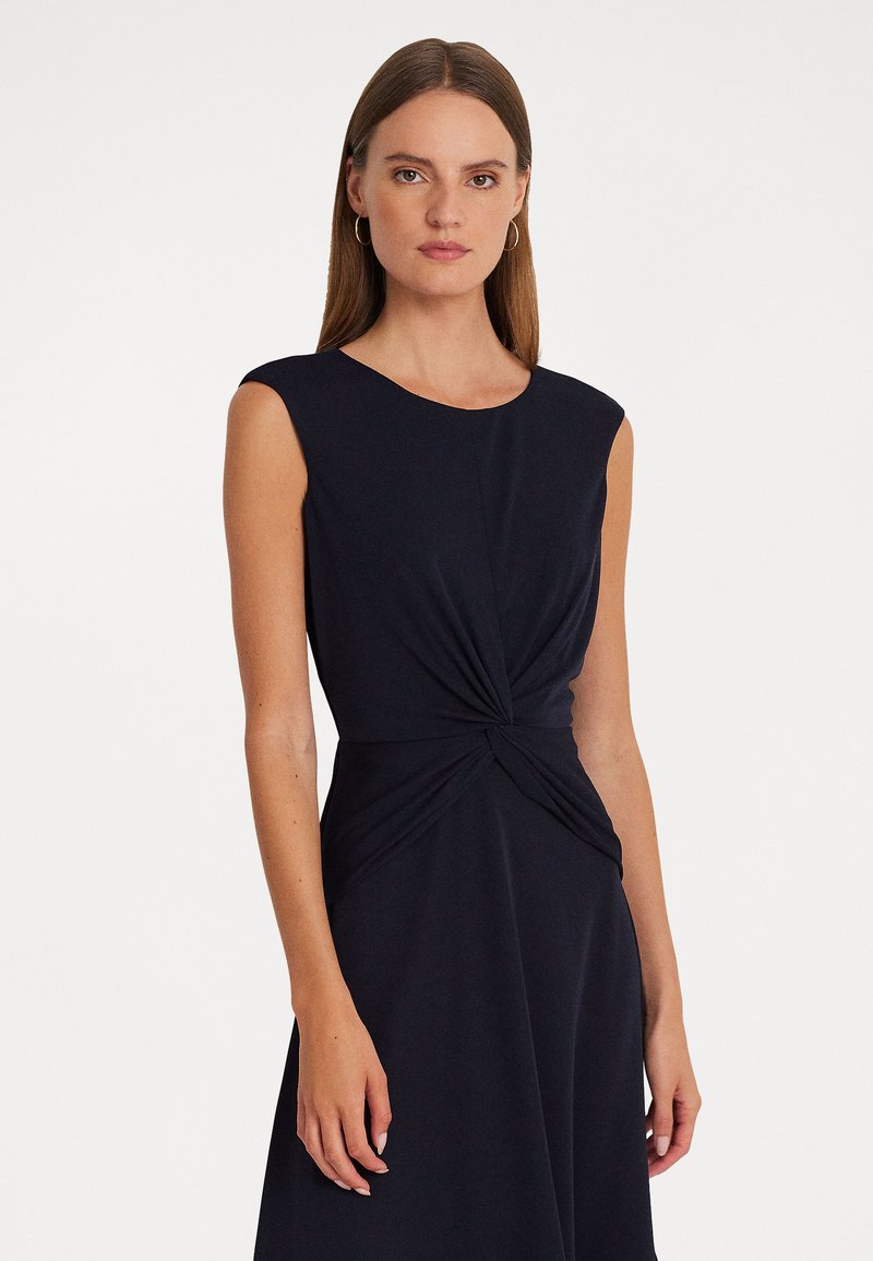 Robe Tunnel Collection Jersey Bleu - Taille 46, Cordon à La Taille, Neuve Sans étiquettes