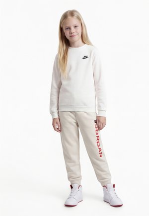 Jordan BASELINE PANT UNISEX - Tracksuit bottoms - pale ivory