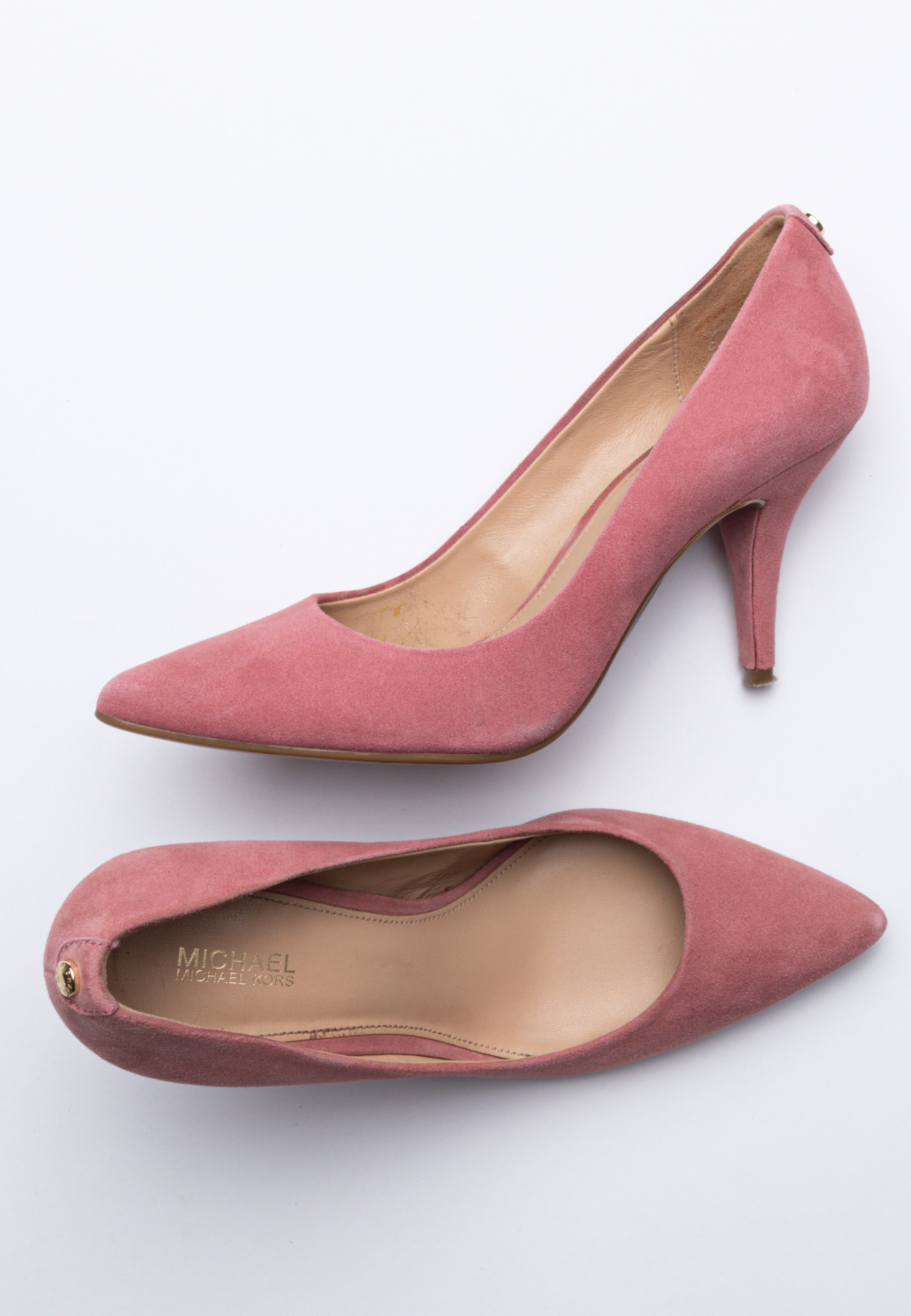 michael kors heels pink
