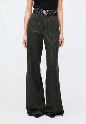 HIGH WAIST BIANCA FLARE PANT - Bukser - charcoal