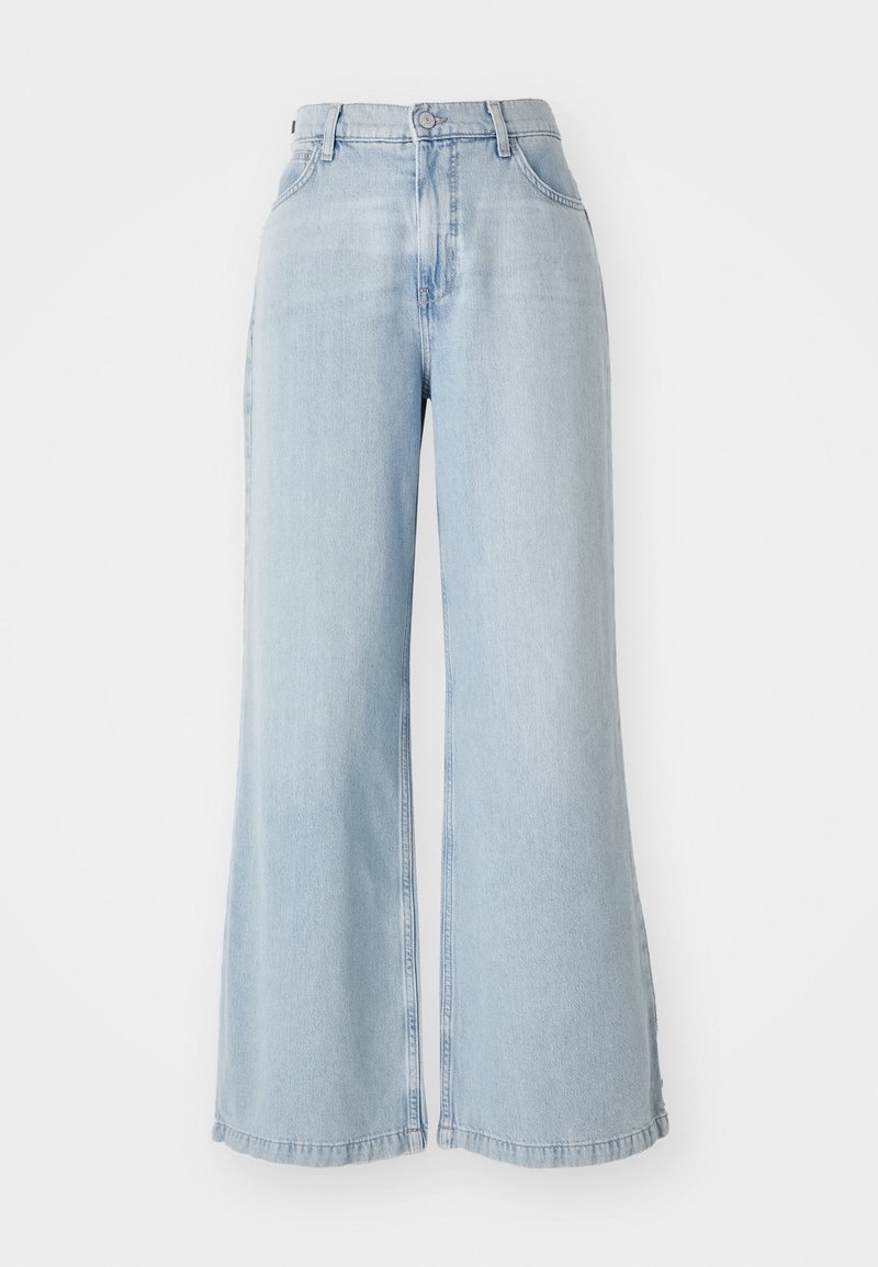 Free People Straight leg jeans blauw