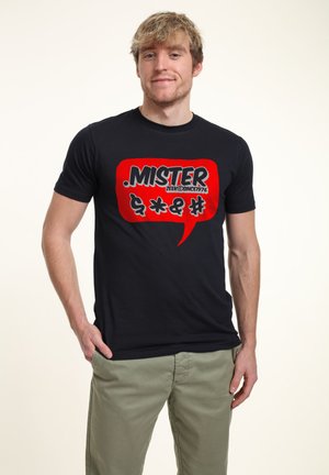 MATT KEELING MR ZEEK - T-shirt imprimé - navy blue