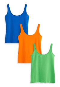 Next BUILT UP THICK STRAP VESTS 3 PACK - Toppi - multi