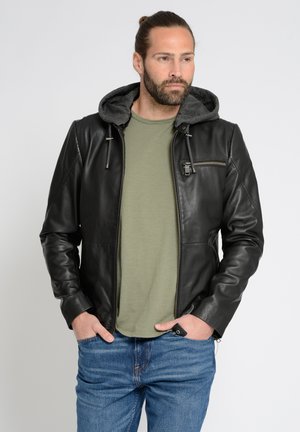 Veste en cuir - black