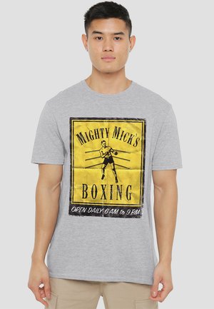 CREED MICKS POSTER - Print T-shirt - mottled light grey