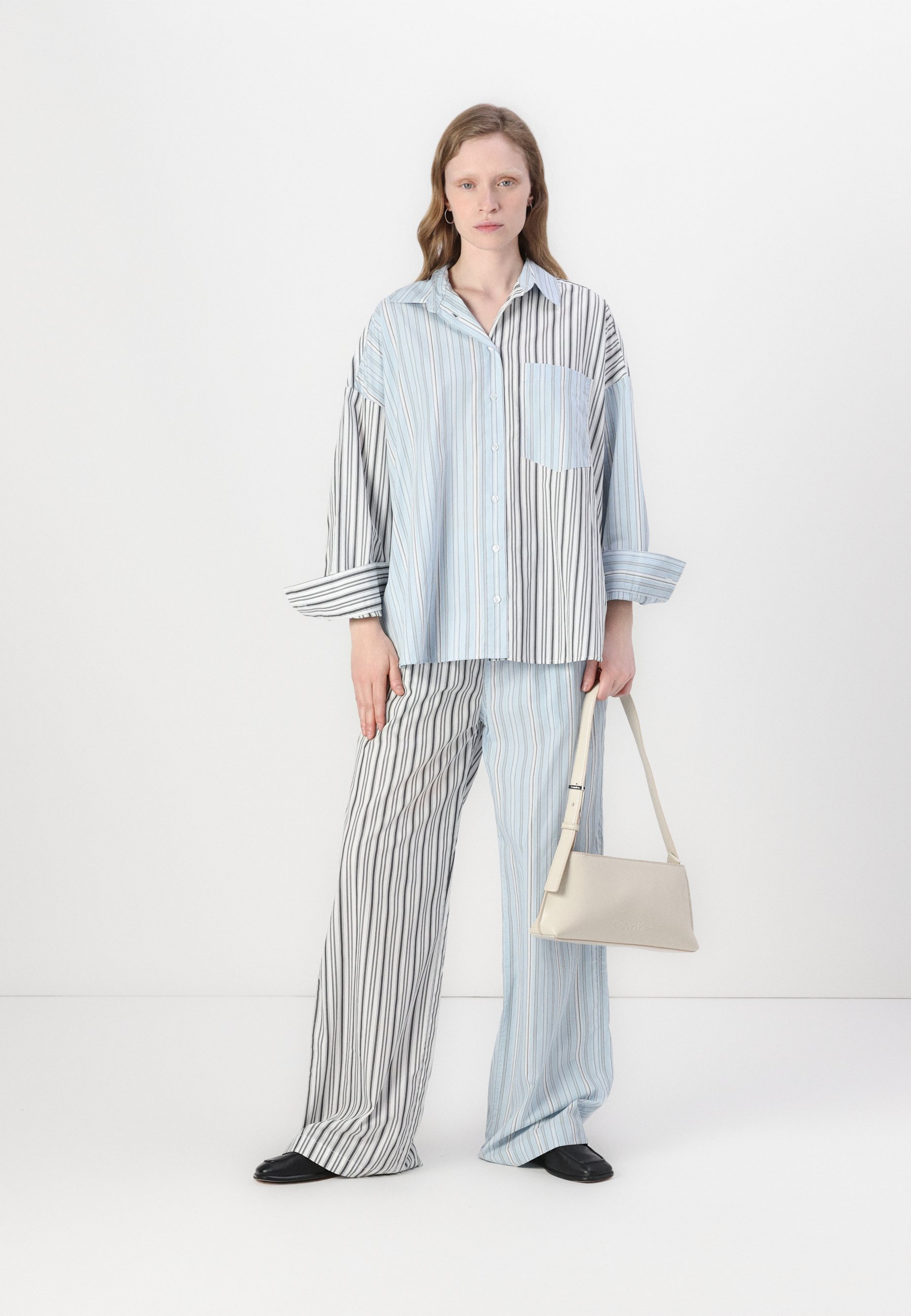 売れ筋商品|||マッズ ノーガード Tシャツ レディース トップス STRIPE KITTY - Top - surf the web/vanilla ice Mads Nørgaard STRIPE KITTY - Top - surf the web/vanilla ice