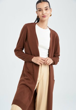 REGULAR FIT - Cardigan - brown