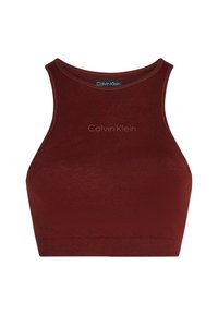 Calvin Klein Performance Reggiseno sportivo con sostegno medio - rusted root