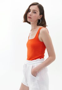 OXXO STRETCH SINGLET - Top - tangerine tango