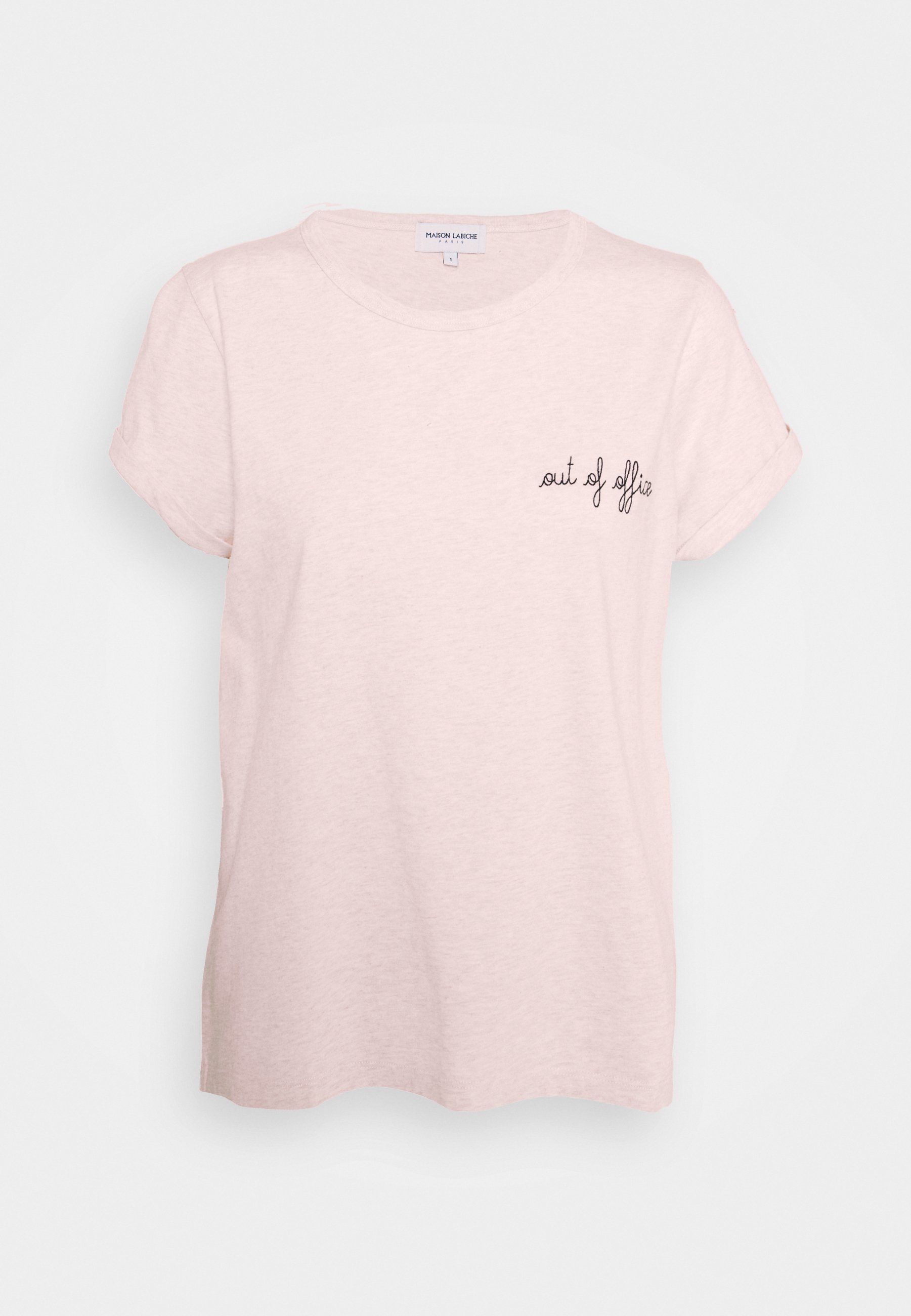 Maison Labiche Classic Tee Out Of Office Print T Shirt Heather Pink Pink Zalando Co Uk Maison Labiche Classic Tee Out Of Office Print T Shirt Heather Pink Pink Zalando Co Uk