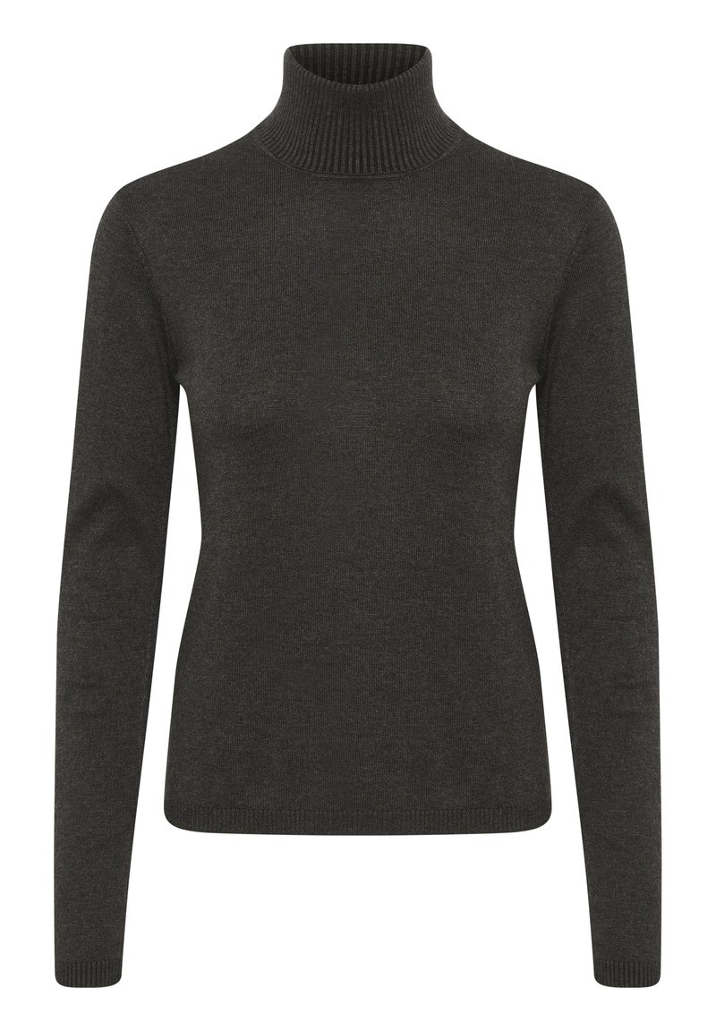 Culture ANNEMARIE ROLLNECK - Maglione - raven melange/grigio - Zalando.it