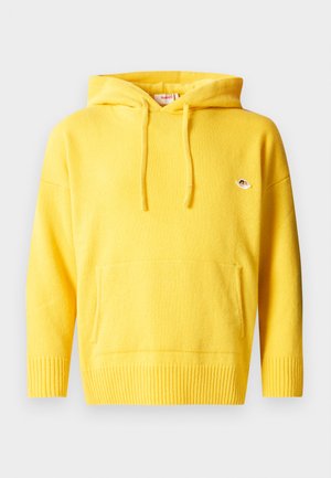 PATCH HOODIE UNISEX - Mikina s kapucňou - yellow