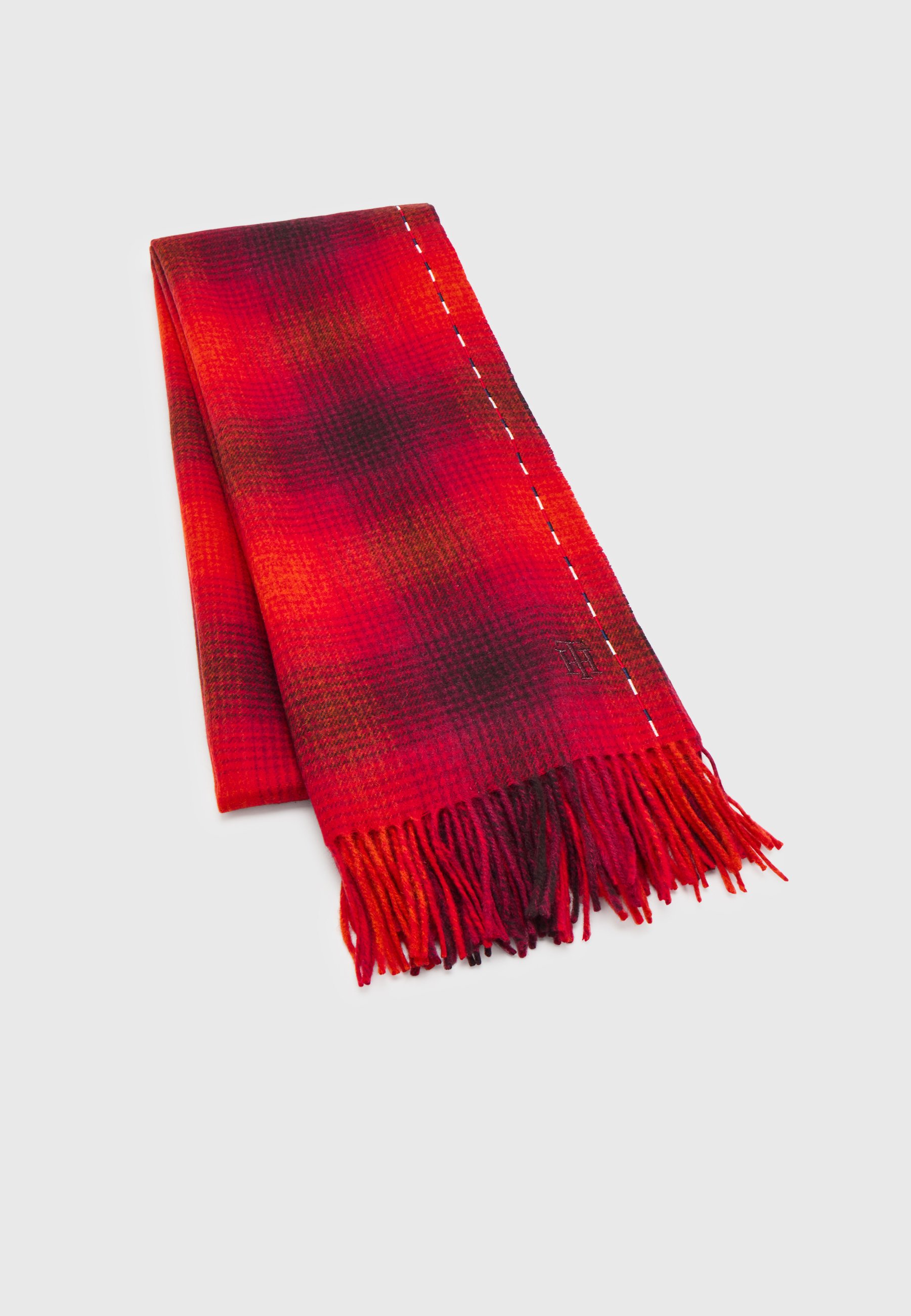 tommy hilfiger red scarf