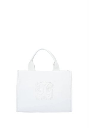 A MANO PARIS CON LOGO EMBOSSED - Borsa a mano - bianco
