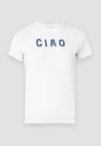 JXGIGI PATCH TEE - T-shirts med print - bright white