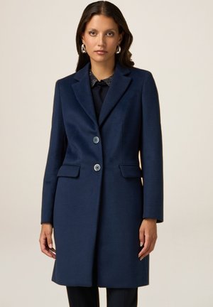 CON TASCHE - Classic coat - blu