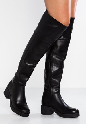 Overknee laarzen - black