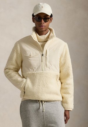 HYBRID HALF-ZIP PULLOVER - Φλις πουλόβερ - andover cream
