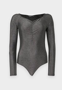 Maglietta a manica lunga - black/silver