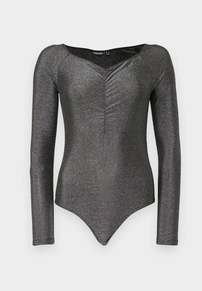 T-shirt à manches longues - black/silver