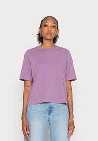 Weekday PERFECT BOXY - T-shirt básica - purple melange