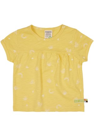 loud + proud MIT DRUCK - T-shirt con stampa - gelb