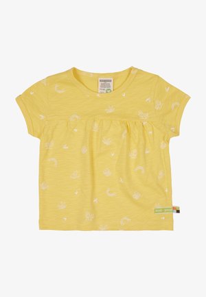 loud + proud MIT DRUCK - T-shirt con stampa - gelb