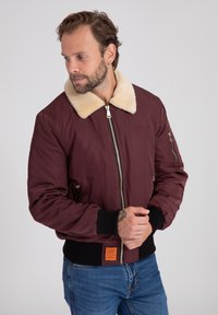 Bombers VERSMOLD - Bomberjacks - burgundy