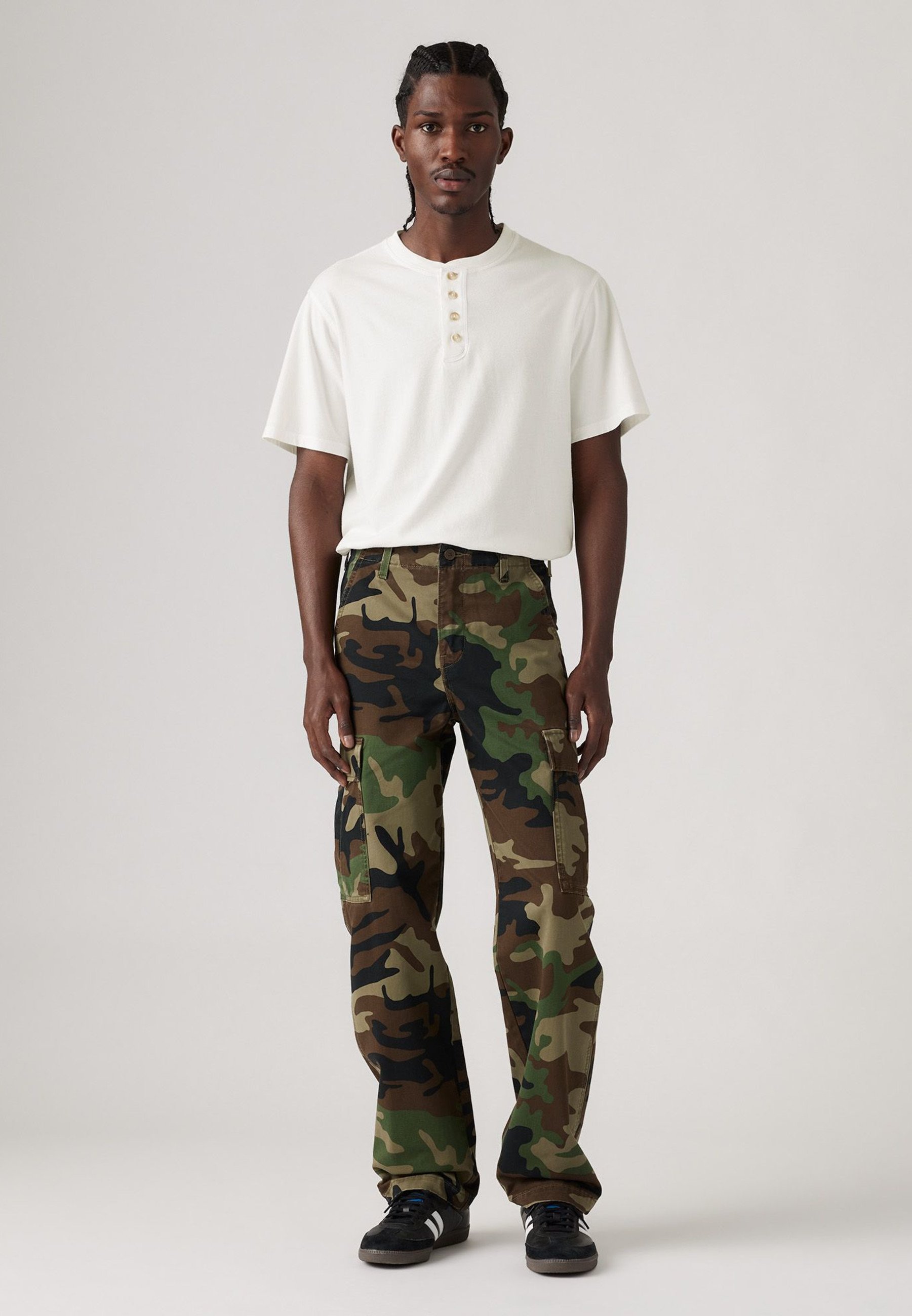 Levi's® XX CARGO STRAIGHT - Cargo trousers - phalarope camo