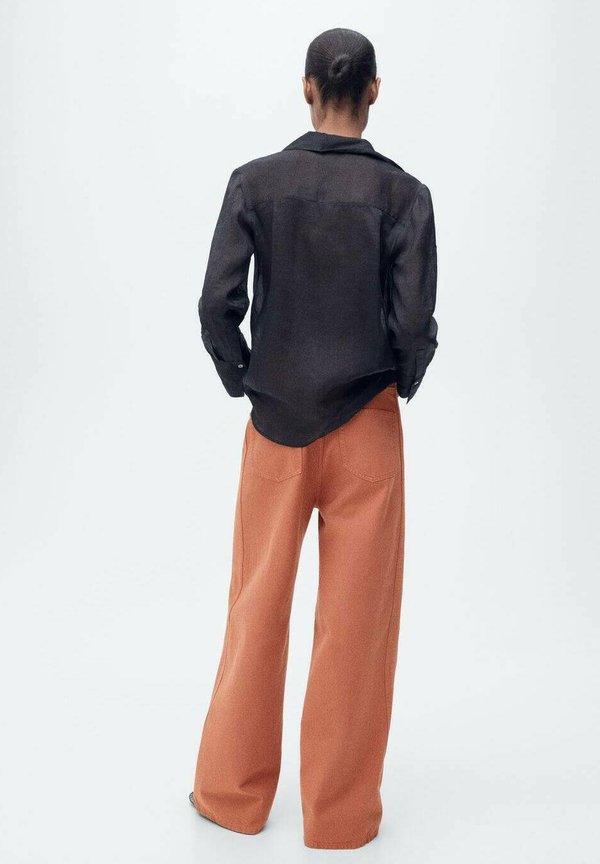 MILA - Relaxed fit jeans - burnt orange2