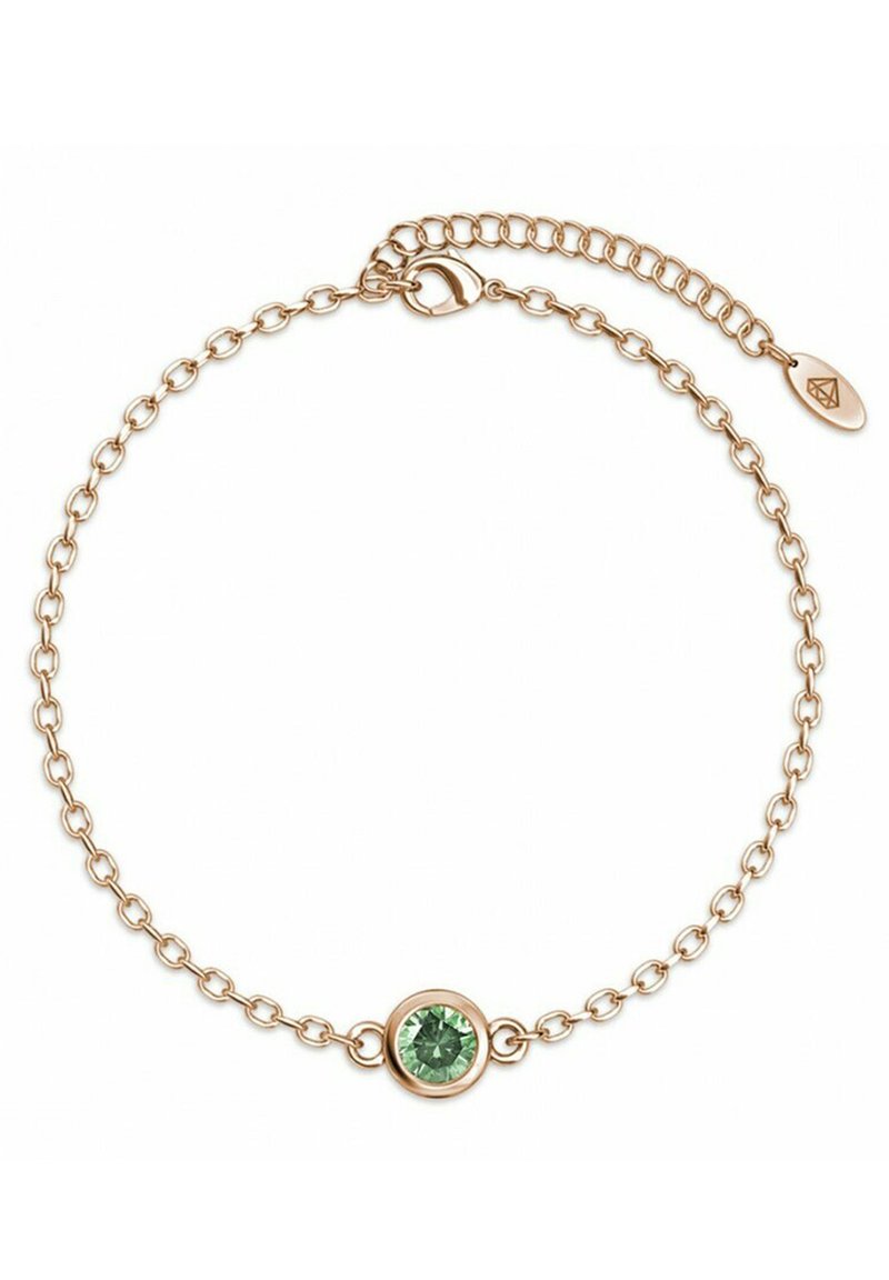 MYC Paris BIRTH STONE -ET CRISTAL - Bracciale - or rosé vert clair