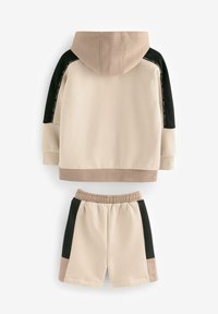 Baker by Ted Baker REGULAR FIT  - HOODIE AND SHORTS SET - Kapuutsiga pusa - stone