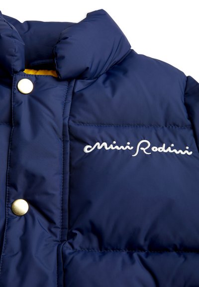 Mini Rodini SOCIETY CITY PUFFER JACKET UNISEX - Chaqueta de invierno - blue