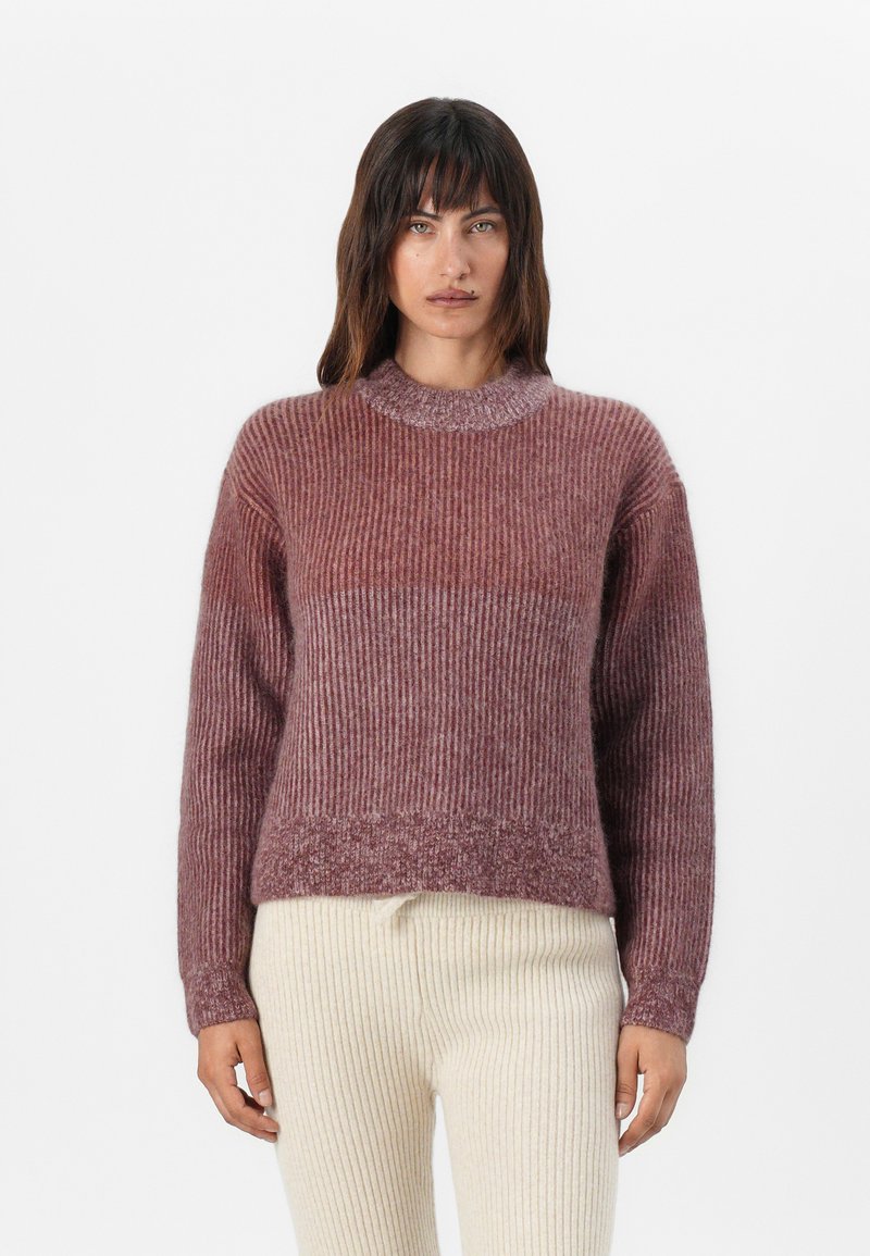 Holzweiler Trui donkerroze