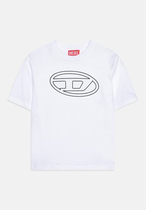 TJUSTBIGOVAL OVER UNISEX - T-shirt con stampa - bianco