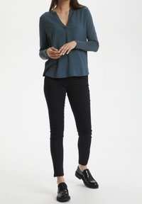 Kaffe Bluse - neon blue