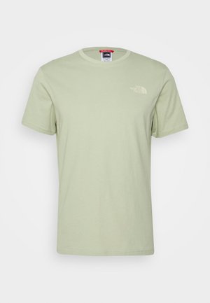 SIMPLE DOME TEE - T-shirt con stampa - tea green/gravel
