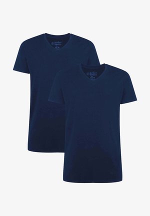 Bamboo Basics 2 PACK - Basic T-shirt - navy