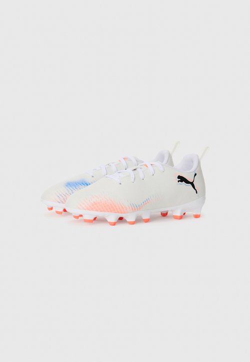 PUMA FUTURE 8 PLAY FG/AG JR UNISEX - Football boots artificial grass - white/black/glowing red — foto 2