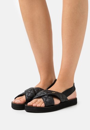 GANT FLATVILLE - Sandals - black
